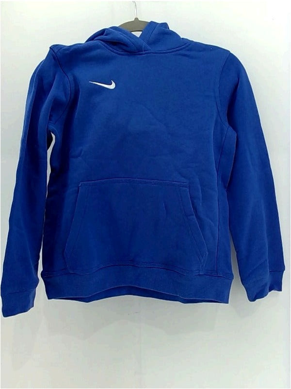 Nike Boys Medium Royal Blue Fleece Hoodie