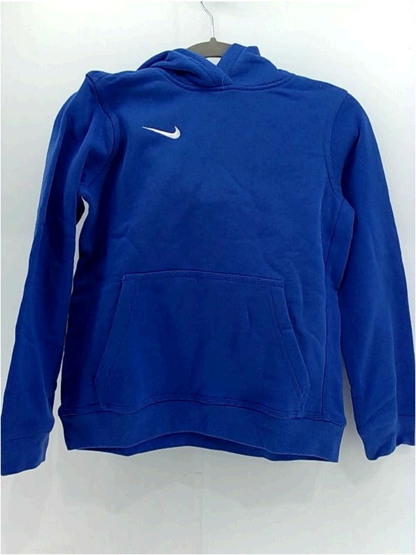 Nike Boys Medium Royal Blue Fleece Hoodie