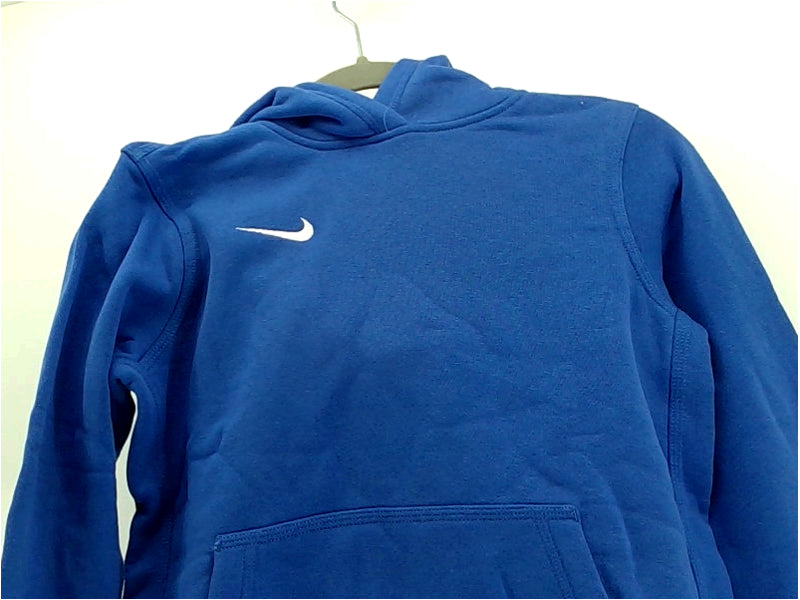 Nike Boys Medium Royal Blue Fleece Hoodie