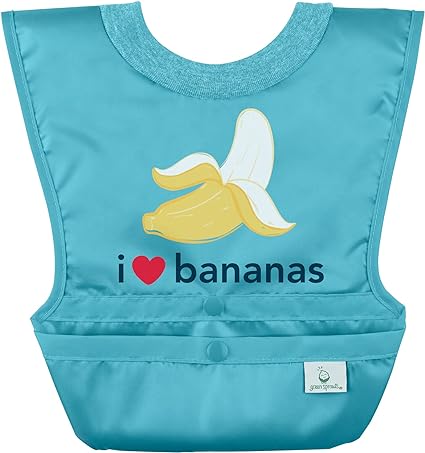 Green Sprouts Unisex Baby Pull Over Bib