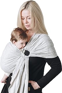 100% Cotton Muslim Infant Carrier Grey