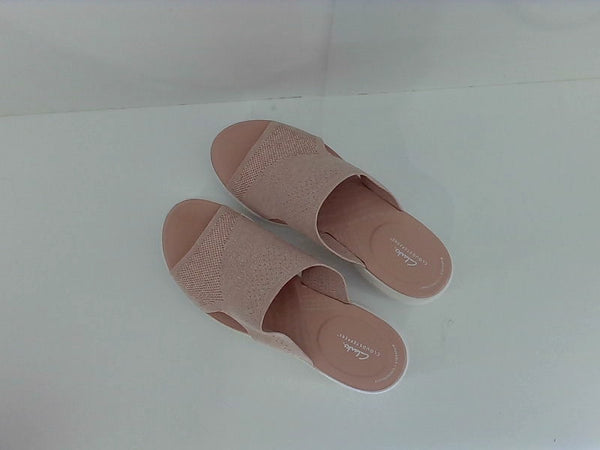 Clarks Womens Sandal Open Toe Casual Platform Sandals Color Pink Size 11