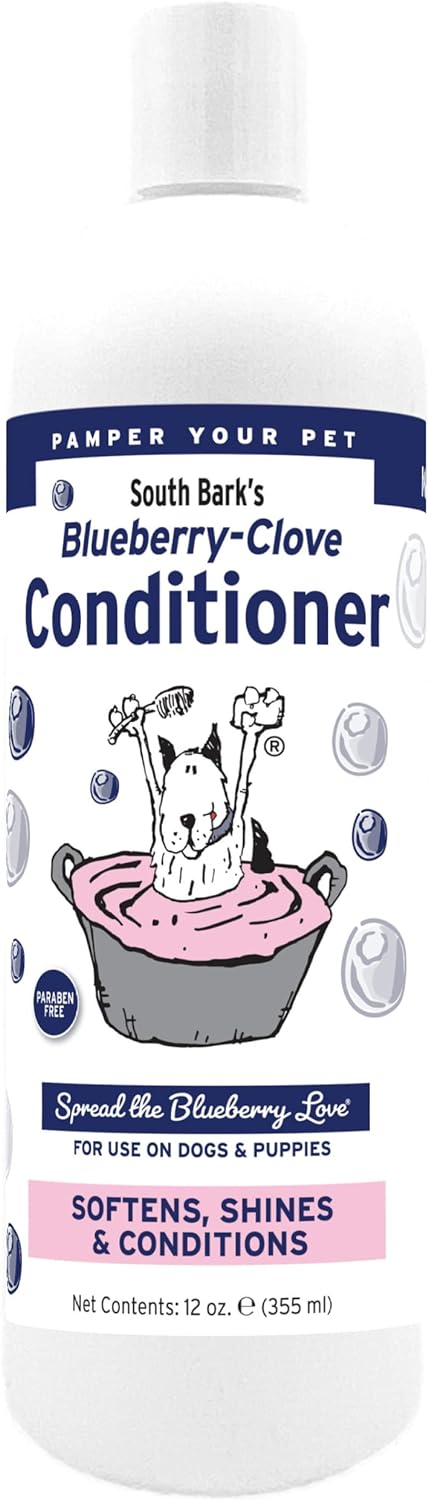 South Barks Blueberry Clove Conditioner 12 Oz Puppies Long Lasting Softness