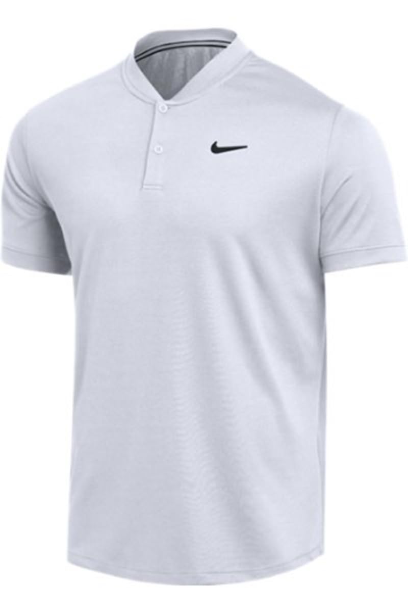 Nike Men's Dri-Fit Blade Polo Shirt Small White