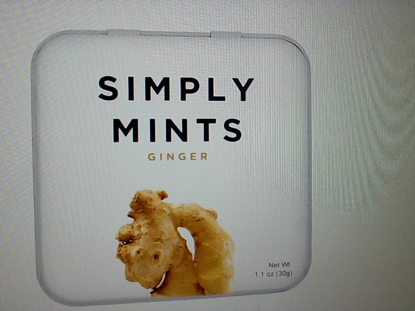 Simply Gum Ginger Mints Pack of 6