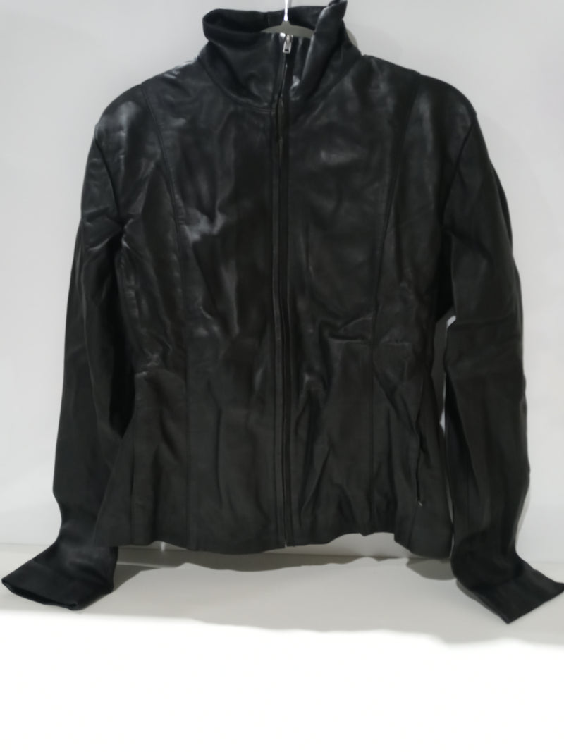 Leather Jacket Medium BLACK