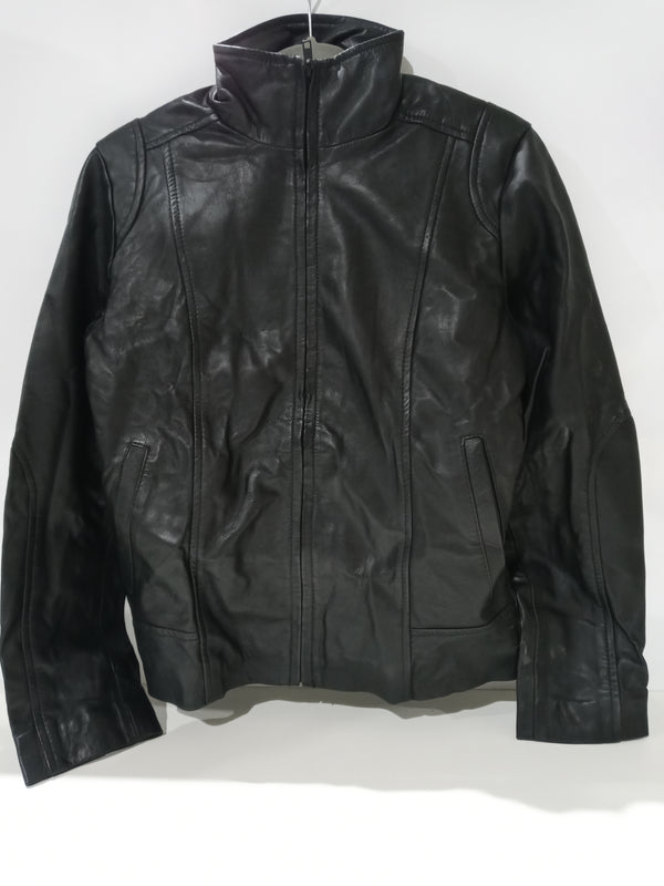 Leather Jacket Small Black Classic