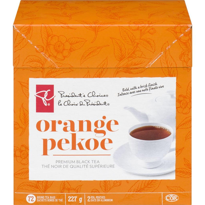 Presidents Choice Orange Pekoe Black Tea 227g 8oz 72ct