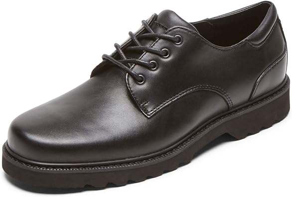 Rockport Mens Main Route Northfield Waterproof Oxfords Shoes Black Size 6 Wide Pair of Shoes