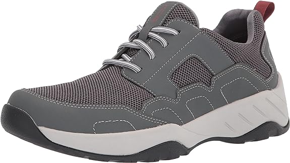 Rockport Mens Xcs Riggs Lace Up Sneaker Magnet 7.5 Wide Pair of Shoes