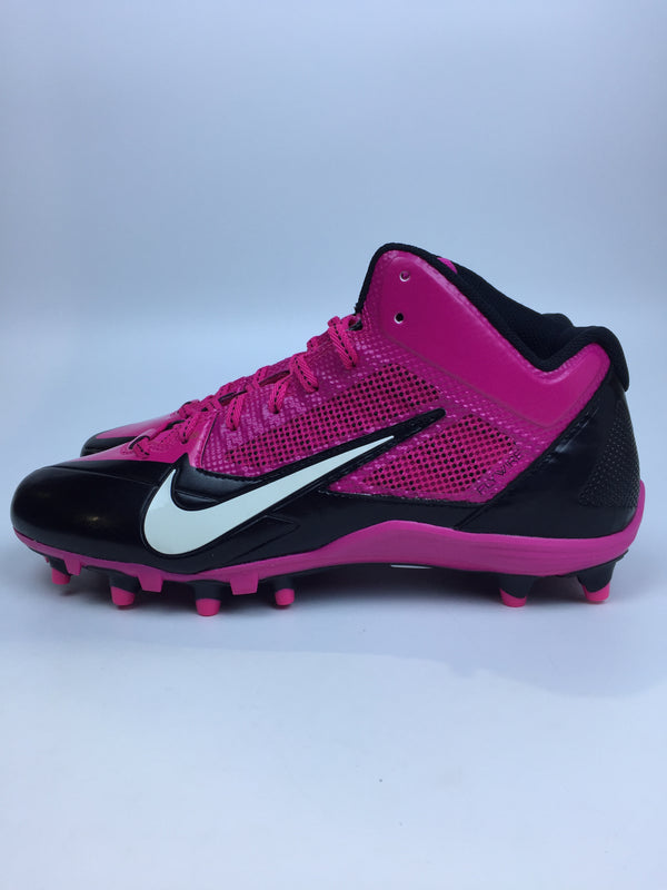 Nike Men Alpha Pro Sport Cleat Pink Size 16 Pair of Shoes