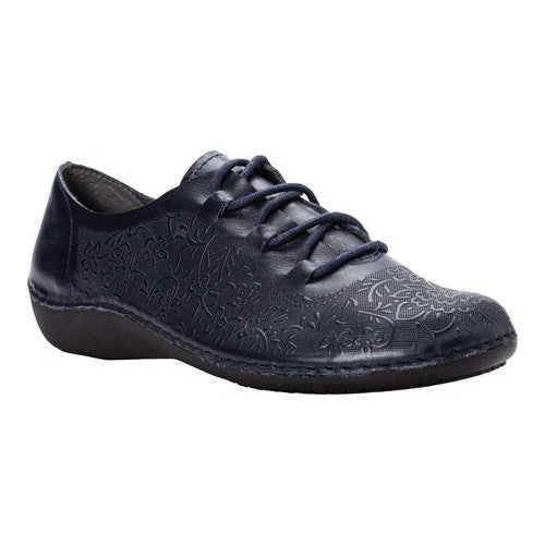 Propet Chantel Lace Up Flats Color blue Size 12 B Pair of Shoes