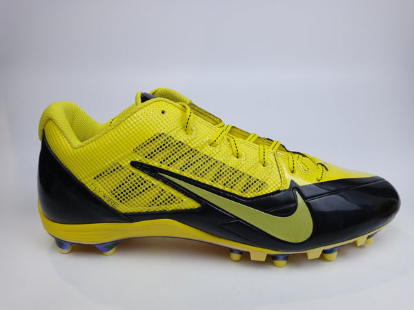 Nike Men Size 14 Color Yellow Black Sport Cleat Alpha Pro Td Pair of Shoes