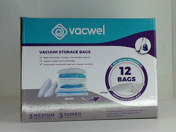 Vacwel Vacuum Storage Bags Strong Compression Space Saver Bags Premium Variety