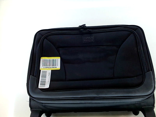 Matein Compact Black Carry-On Suitcase