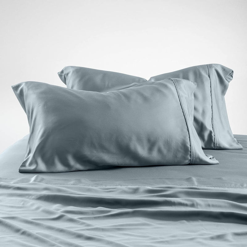 Pillowcases Standard Size 2PCs Basalt Blue Color