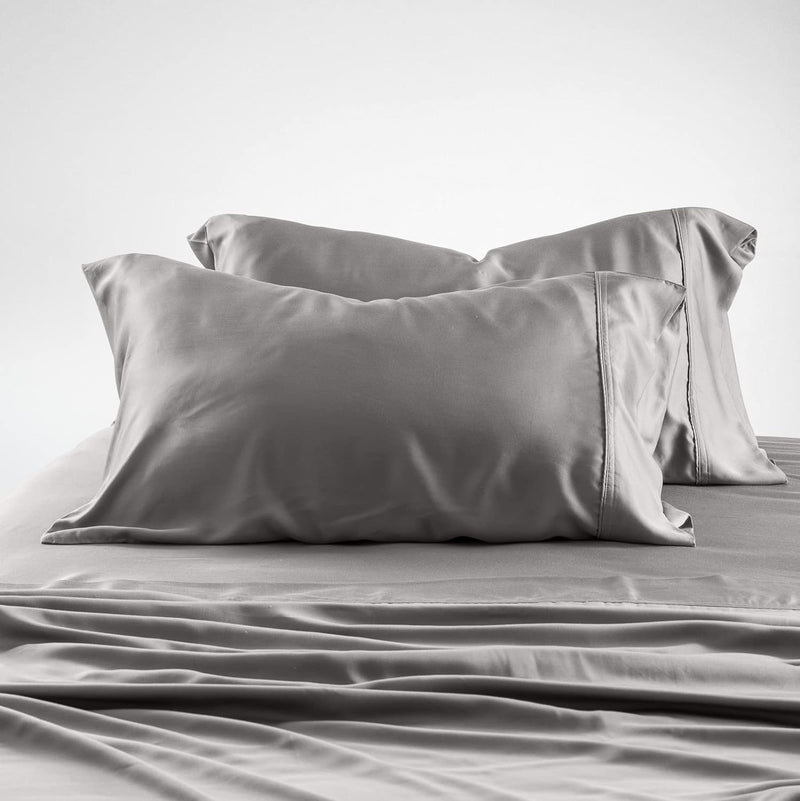 Pillowcases Standard Size 2PCs Stone Gray Color