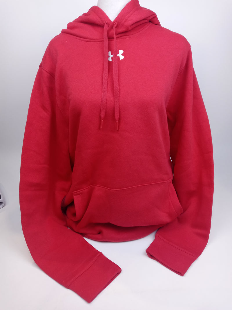 Under Armour Men's UA Hustle Fleece Hoodie MD Red