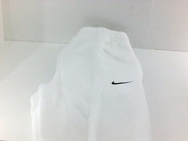 Nike Youth Club Fleece Jogger Sweatpants White - Small