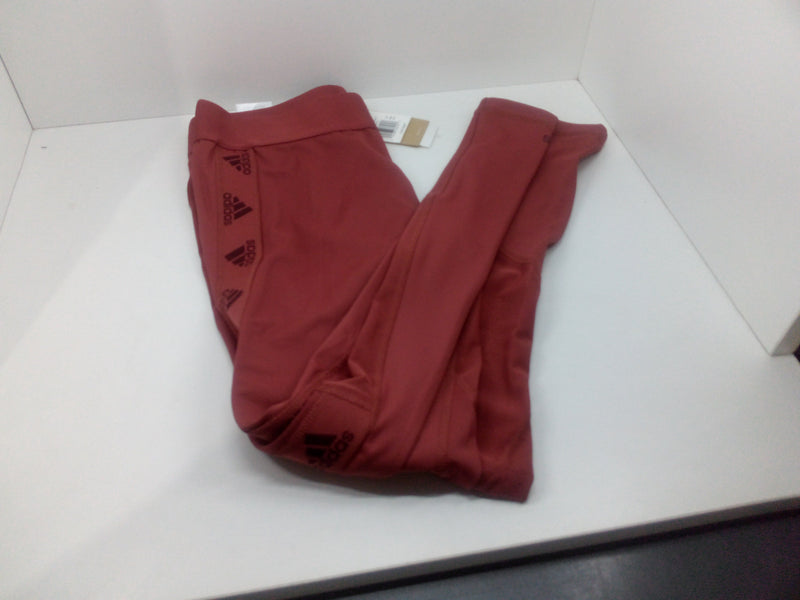 ENS ALPHASKIN BADGE OF SPORT ADIDAS WOMTIGHTS LEGACY RED/MAROON  SIZE X-SMALL