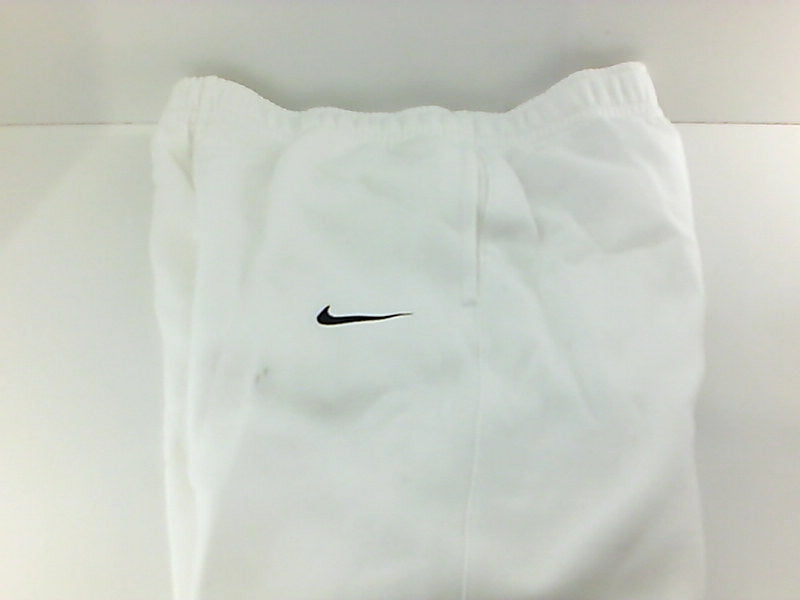 Nike Youth Club Fleece Jogger Sweatpants White - Small