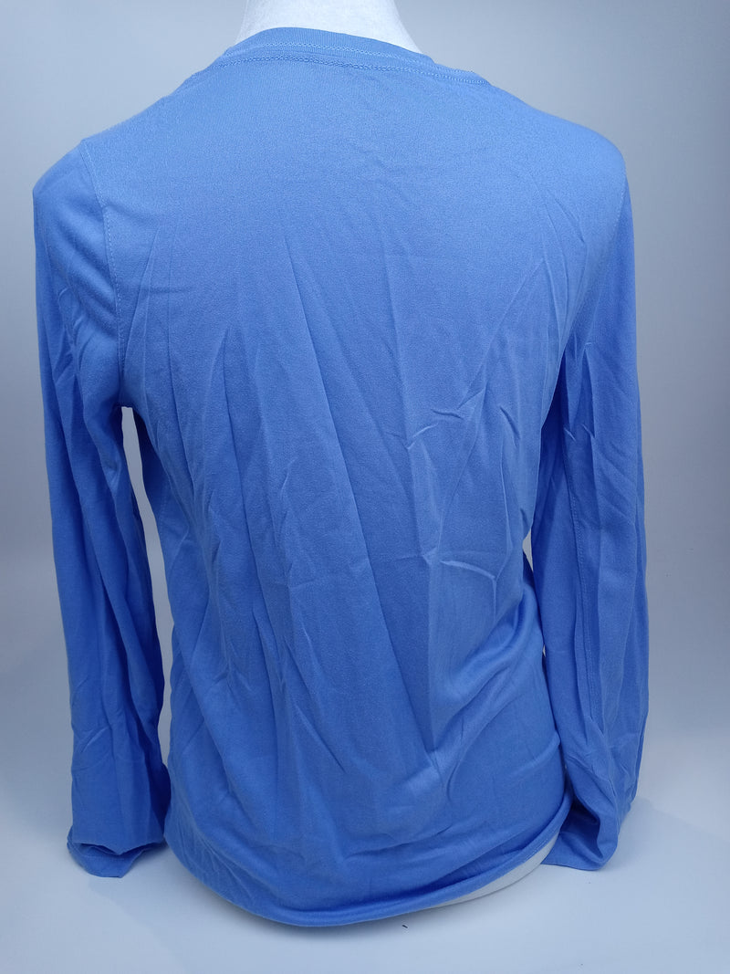 Nike Boys Legend Long Se Athletic T-shirt Sky Blue Size Large