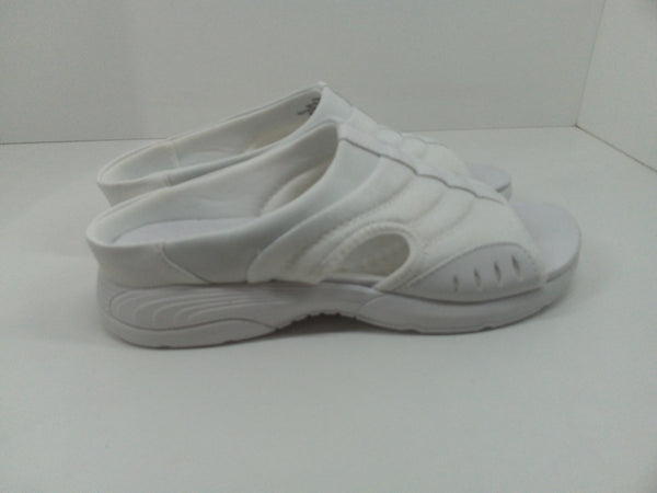 Easy Spirit Women's Traciee Color Bright White Size 7.5 Narrow Pair Of Shoes