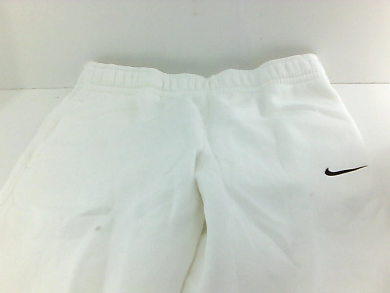 Nike Youth Club Fleece Jogger Sweatpants White - Small