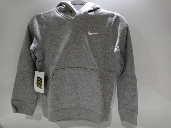 NIKE Hoodie for Boys, SIZE S GREY/WHITE TRAINNG