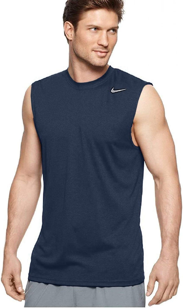 Nike Men's Legend Sleeveless Tee Medium Navy Color Navy Size Medium T-Shirt