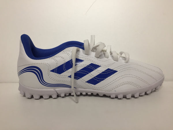 Adidas Kids Size 5 White Copa Pair Of Shoes