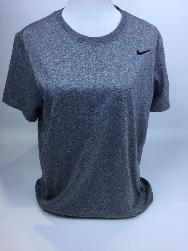 Nike Womens Legend Short Sleeve Crew T-Shirt (as1, Alpha, m, Regular, Regular, Carbon Heather)