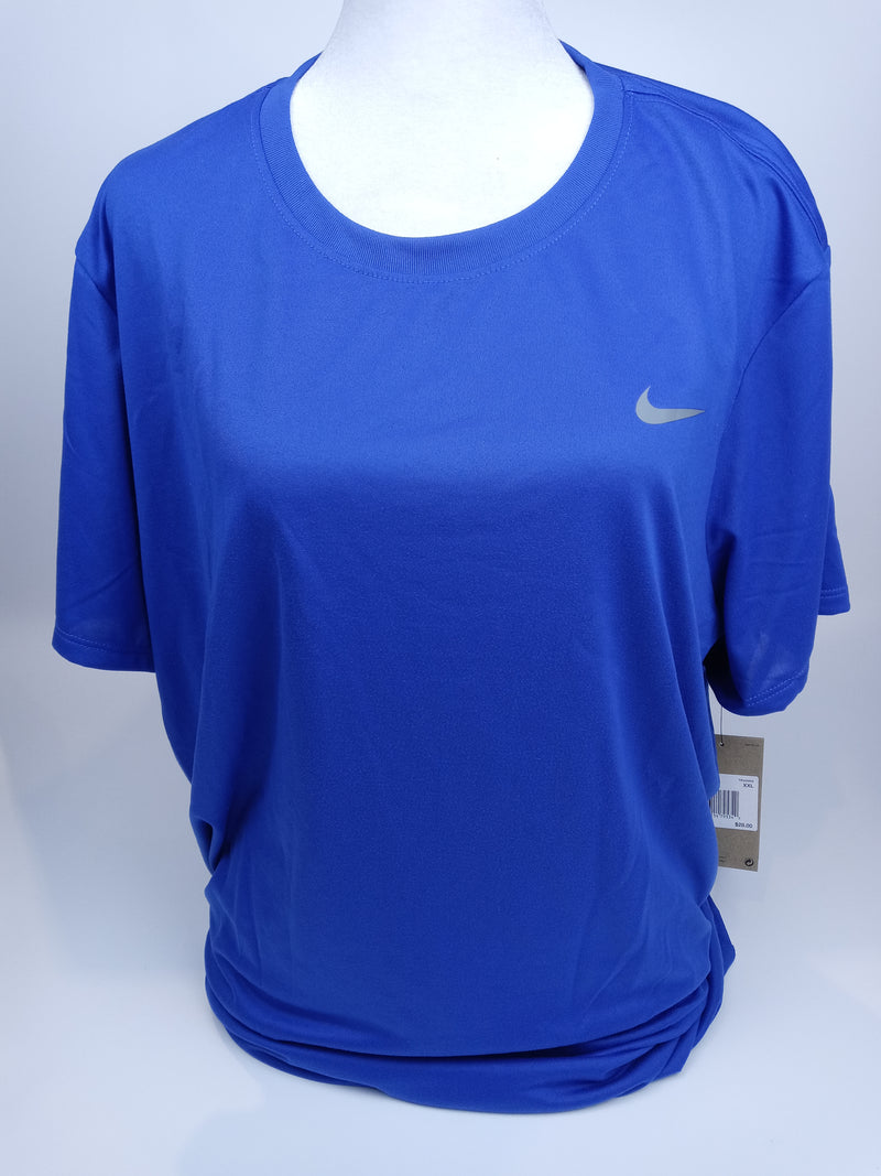 Nike Women's Legend Short Sleeve Crew T-shit Alpha Size 2xl Royal