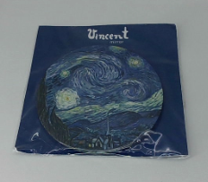 Van Gogh Round Pocket Mirror Starry Night