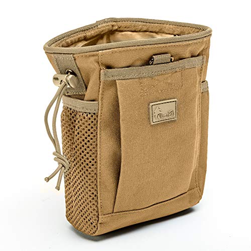 Wolf Tactical Drawstring Molle Dump Pouch Edc Drop Bag for Ammo Magazines