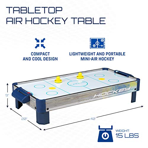 Air Hockey Tabletop Game Table for Kids Lanos 40 Inch Electronic