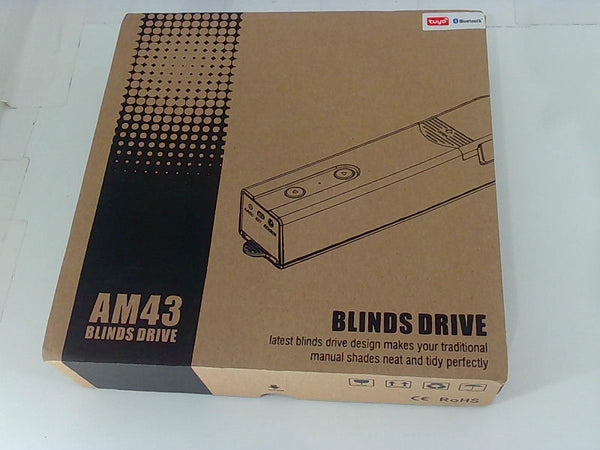 Motorized Remote Roller Blinds Drive AM43 White