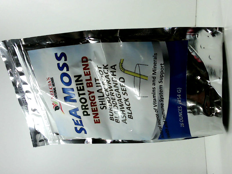 Sea Moss Protein Energy Blend Color Silver Size 16 Oz 454