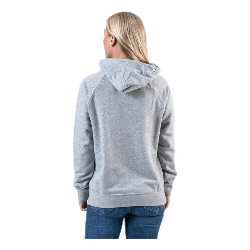 Nike Women's Essential Grey Heather Hoodie Medium