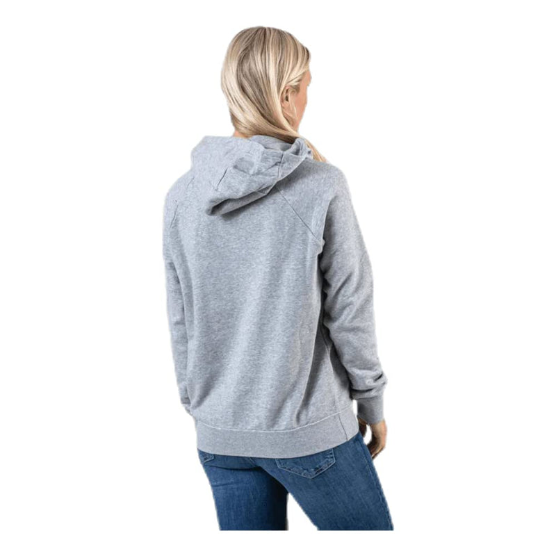 Nike Women's Essential Grey Heather Hoodie Medium