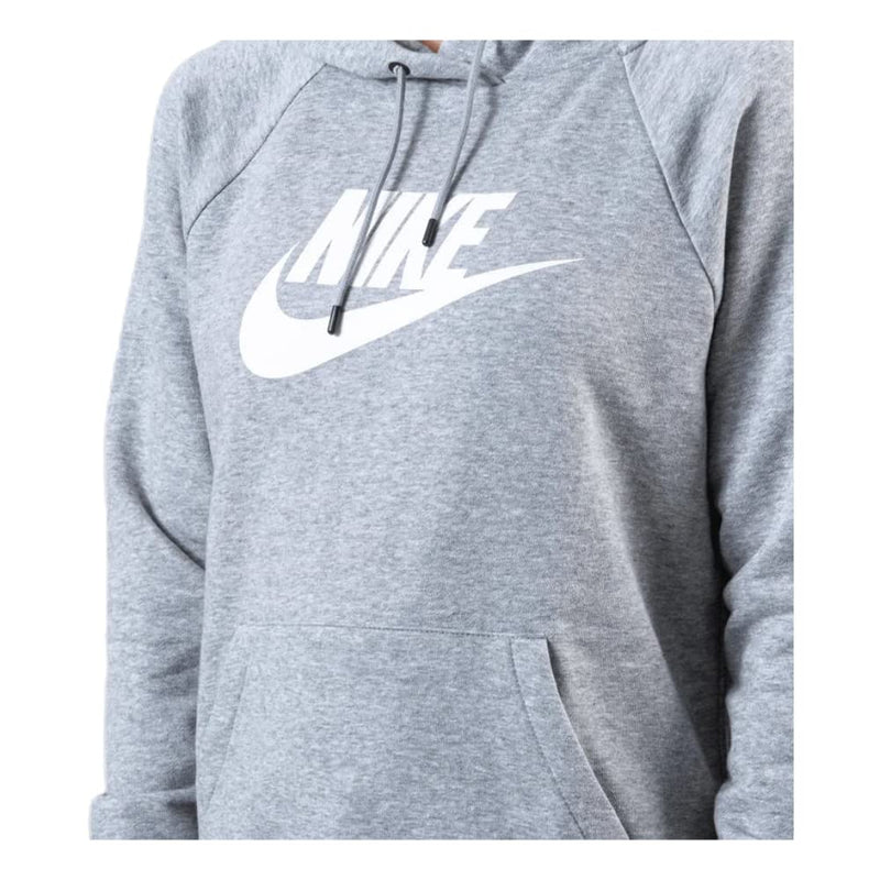 Nike Women's Essential Grey Heather Hoodie Medium