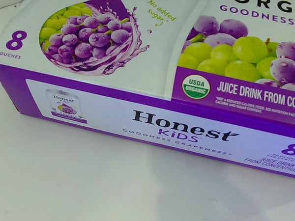 Honest Kids Juice MultiColor Size 8 Pouches