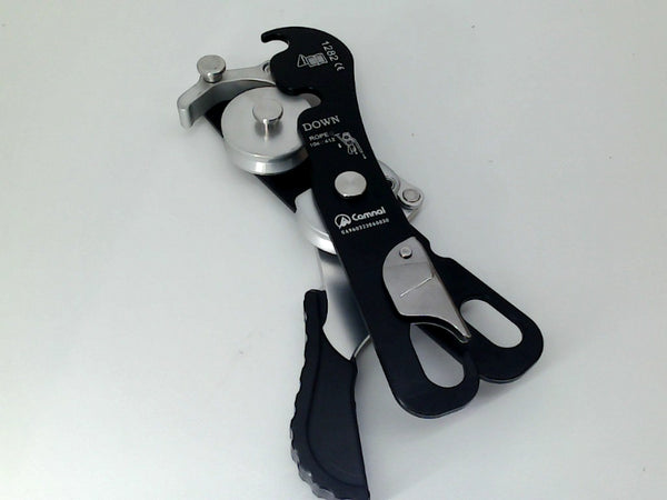 Camnal Auto Locking Descender Black Climbing Safety Accessory