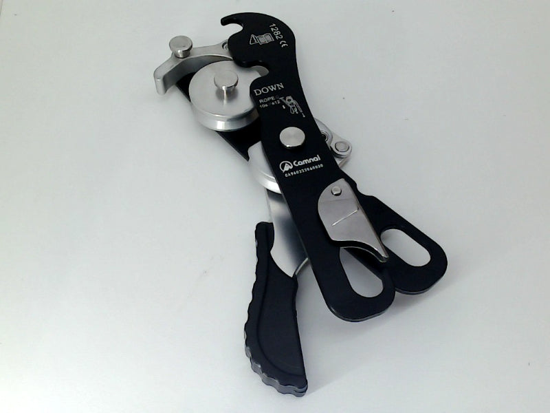 Camnal Auto Locking Descender Black Climbing Safety Accessory