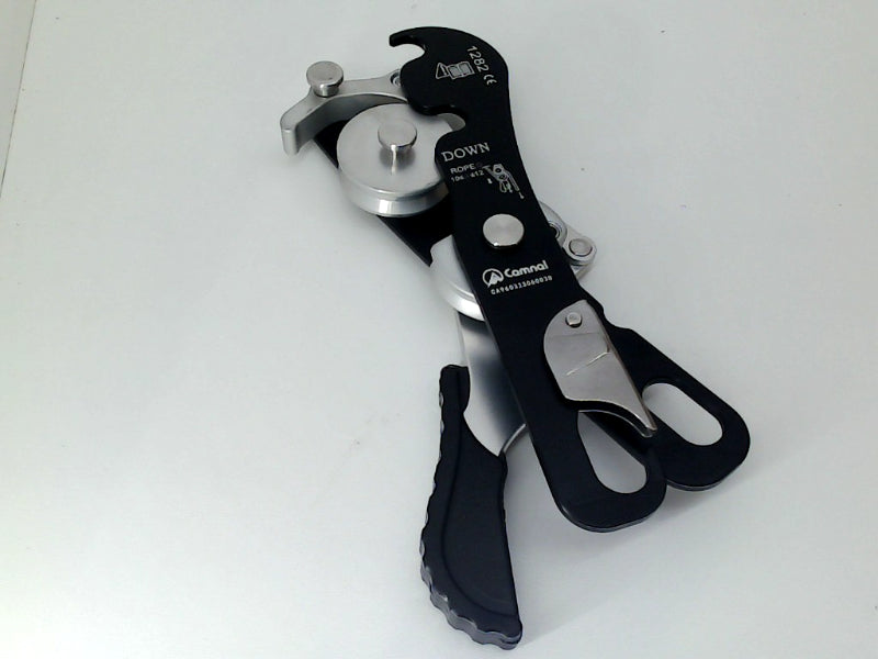 Camnal Auto Locking Descender Black Climbing Safety Accessory