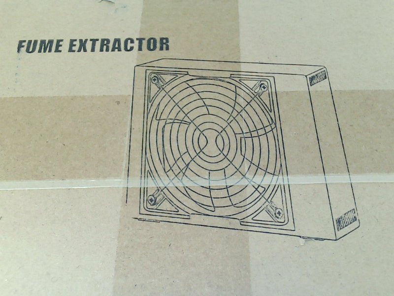 Black Fume Extractor for Soldering and Electronics Projects