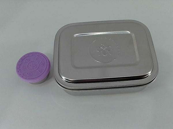 Tuva Paint Containers Boxes Color Purple Size 6.34 X 5.38 Inch