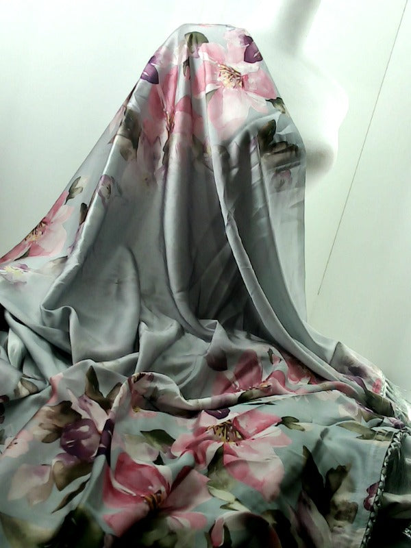 Luxury Floral Saree Color Floral Printed Size One size