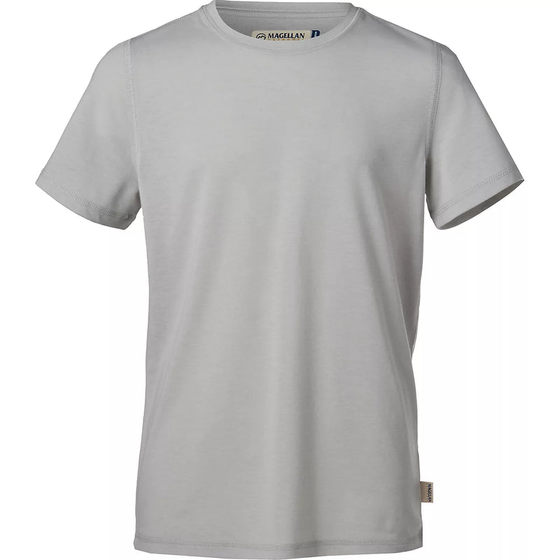 Magellan Outdoors Boys' Catch & Release Short Sleeve T-shirt Small (8) mirage grey