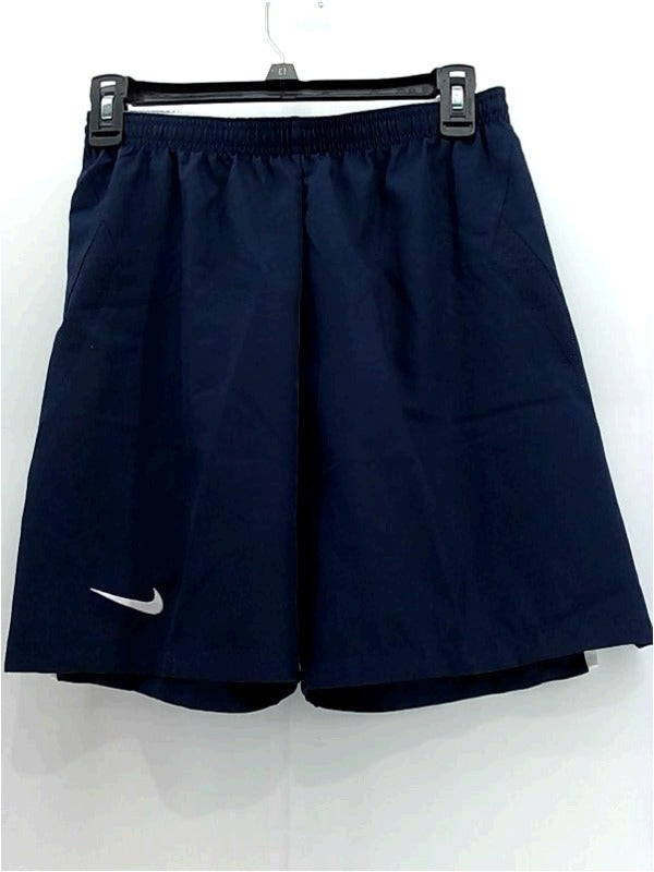 Nike Mens Dri-fit Short Regular Pull on Active Shorts Color Navy Blue Size Small